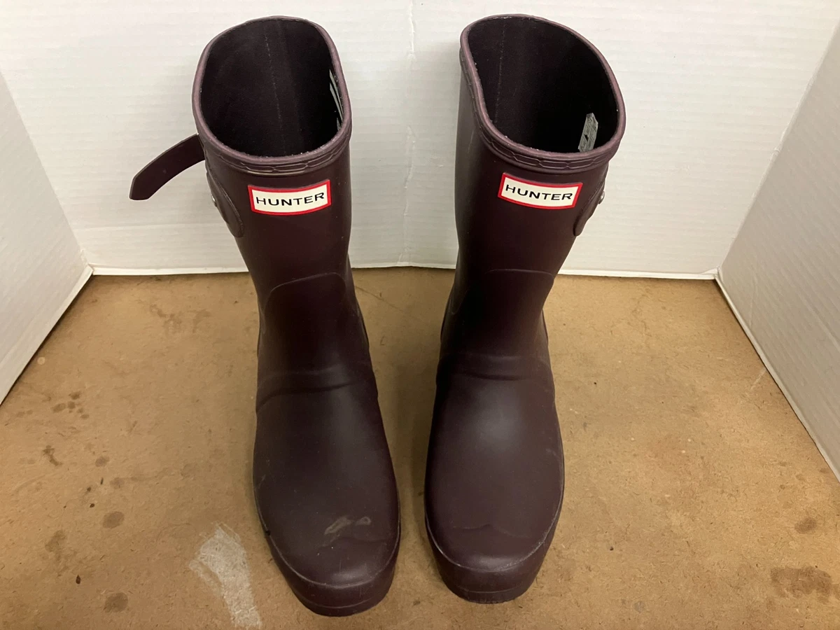 Hunter boots Ackley size 5M 6F lace up brown Big kids main image 4