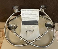 Georg Jensen SEASON Candleholder-Denmark-Maria Berntsen-Centerpiece-New