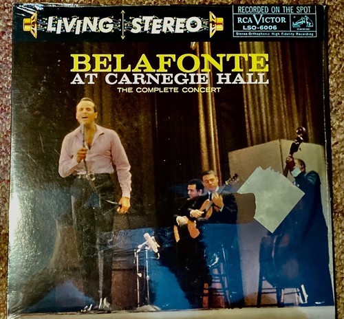Harry Belafonte SEALED 2 Lp Set Live At Carnegie Hall RCA VICTOR LIVING STEREO