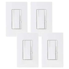 4-Pack Dimmer Switch for Led Lights, 0-10V Dimmable LED Panel Lights