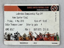 EFB 2018 05/04 Dundee United Ladbrokes Championship Playoff Football/Soc. Ticket