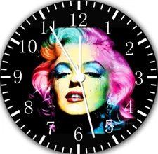 Marilyn Monroe Frameless Borderless Wall Clock Nice For Gifts or Decor E314