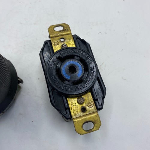 HUBBELL TWIST LOCK PLUG HBL2511 20A 30Y 120/208VAC - Picture 6 of 10