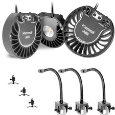 Kessil A80 Tuna Blue LED Reef Aquarium Light TRIPLE PRO Bundle KBA80TB21