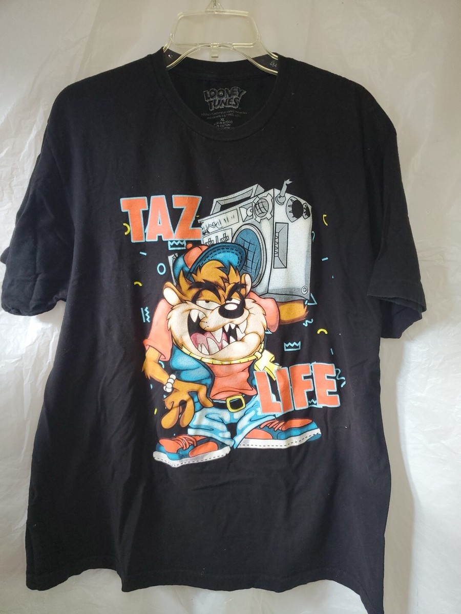 Tasmanian Devil Looney Tunes Tシャツ ムービー 映画 Vintage Looney Tunes Tasmanian Devil Bugs Bunny Orange T