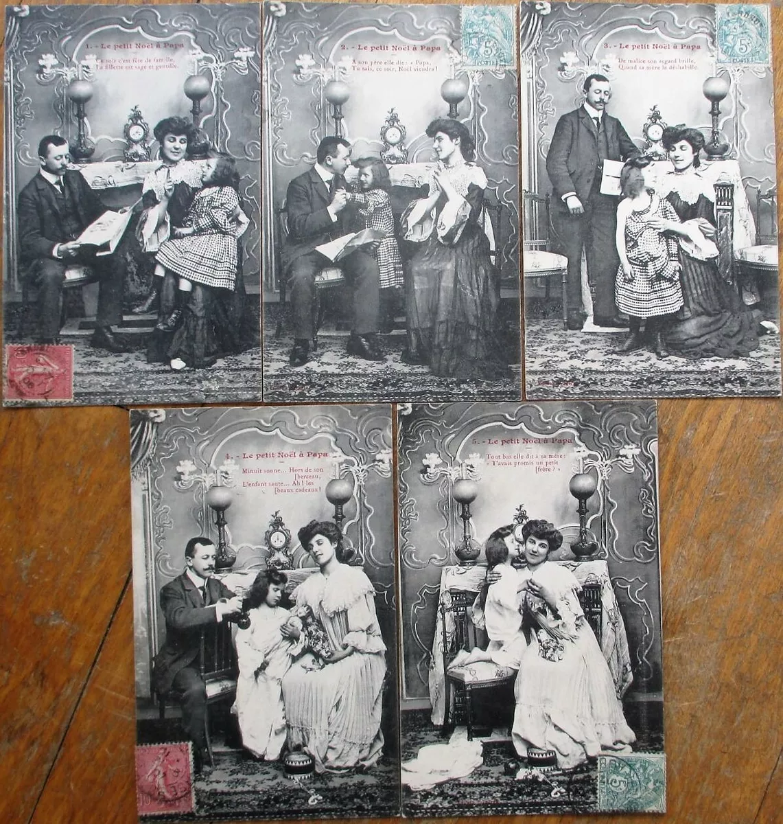 Set of Five Art Postcards