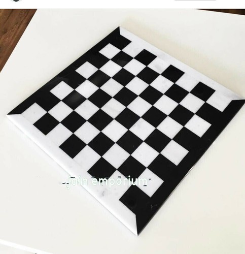 18" marble chess table top center inlay pietra dura malachite room decor c19 - 第 1/4 張圖片
