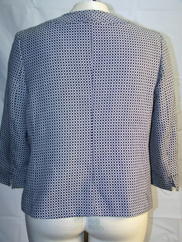 Blazer redondo para mujer Covington poliéster rayón lavado a máquina AC-26 Foto 4 de 4