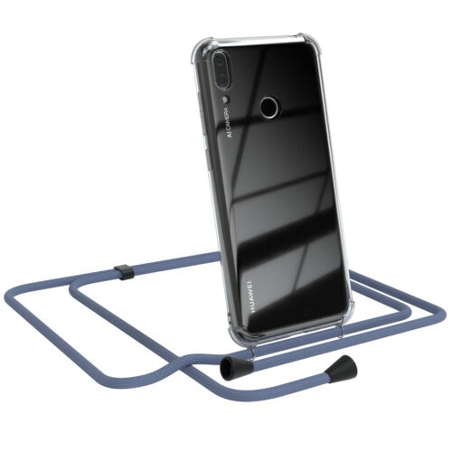 Do Huawei Y7 2019 Y7 Prime 2019 Etui na pelerynę z paskiem Łańcuch na telefon komórkowy Ochrona Silikon - Zdjęcie 25 z 26