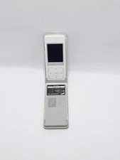 Samsung SGH F300 Ultra Music White Mobile Phone And Extras Untested 2G Rarity