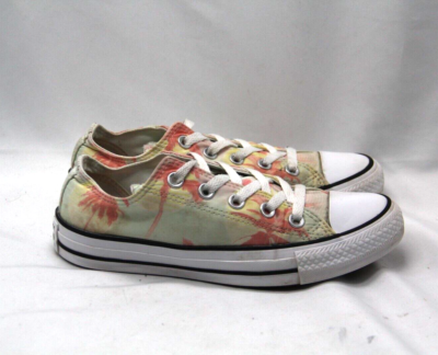 Converse Chuck Taylor All Star Ox Shoes Womens Sz 6 Low Pink Palm