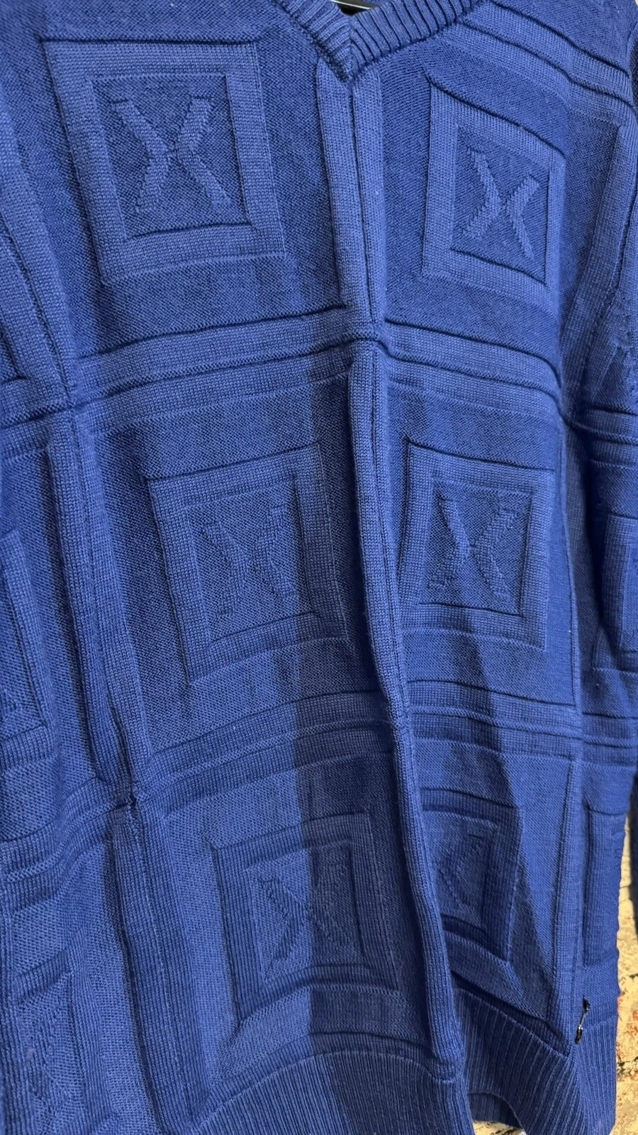 Versace Jeans Maglione Blu Uomo M Sweater Hoodie