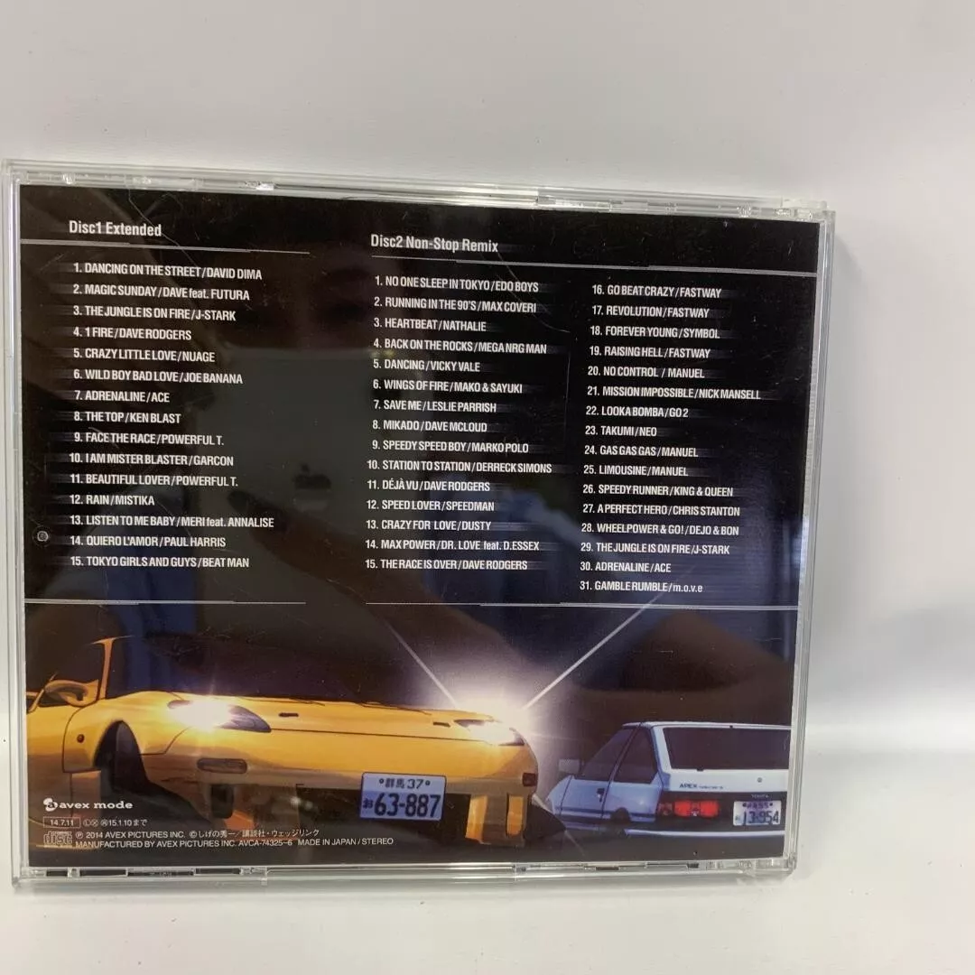 Initial d anime Mamga anime song Soundtrack CD SUPER EUROBEAT presents D  Final D