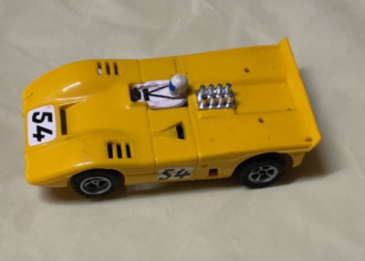 Vintage Aurora AFX Yellow McLaren XLR Slot Car A/FX HO