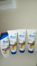 3 Head & Shoulders Shea Butter Dandruff Conditioner 10.9 oz and 1 Shampoo 12.5