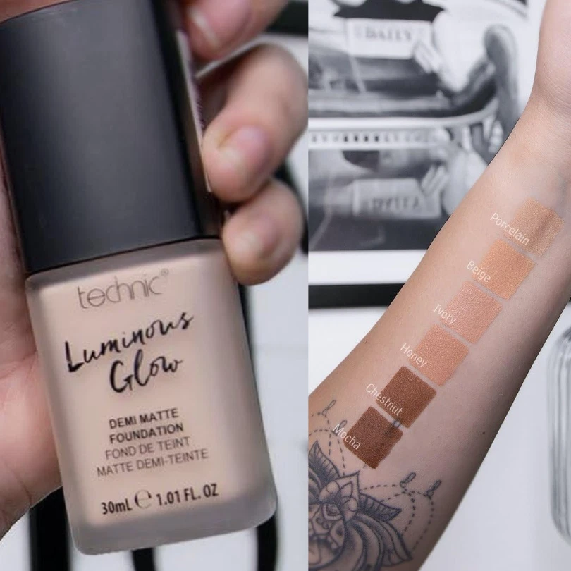 Technic Luminous Glow Demi Matte Foundation Natural Looking Long Lasting - Image 2 of 2