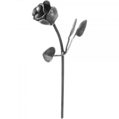 Deko Schmiedeeisen Metall Rose
