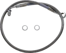 Drag Specialties Extended Stainless Steel Front Brake Line Kit 1741-5827