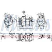 Kompressor Klimaanlage Klimakompressor Passend FüR Opel Corsa D S07