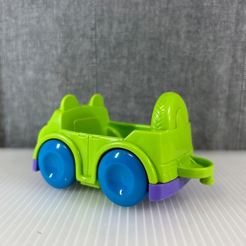 VTech Pull And Learn Green Car Tran Pick Up Tow Truck Vehicle Preschool Leaning - Afbeelding 1 van 13