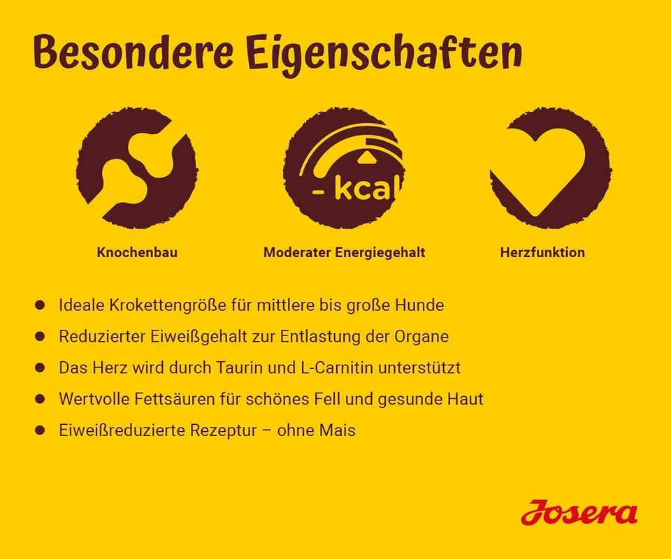 JOSERA OPTINESS HUNDEFUTTER MIT LAMM TROCKENFUTTER FUTTER FÜR DEN HUND 5x900g - Bild 2 von 4