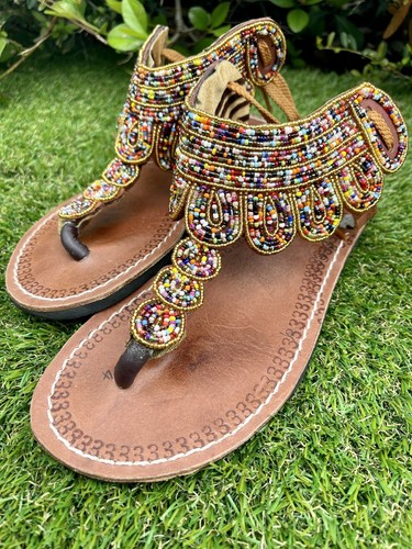 leather hippie sandals