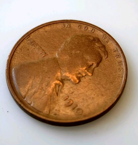 1910 Lincoln Wheat Penny – Missing “I” in Liberty - Grease Strike Error! - Picture 2 of 6