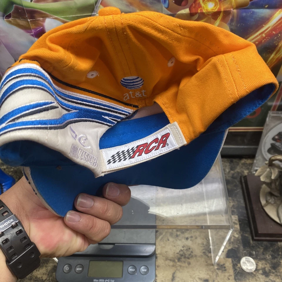 Gorra Nascar Jeff Burton Chase Authentics #31 AT&T RCR naranja  Foto 2 de 4