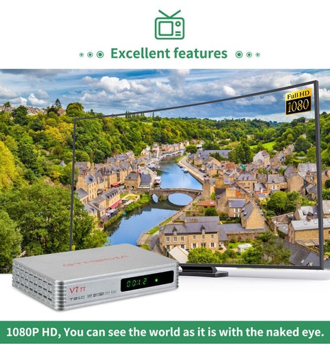 Digital DVB-C Kabel TV Receiver DVB-T/T2 TV Receiver FullHD HDMI-Kabel +USB WLAN - Bild 11 von 12