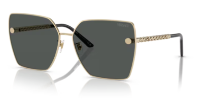 Versace 0VE2270D 125287 Pale gold/Dark Grey Women display picture 1