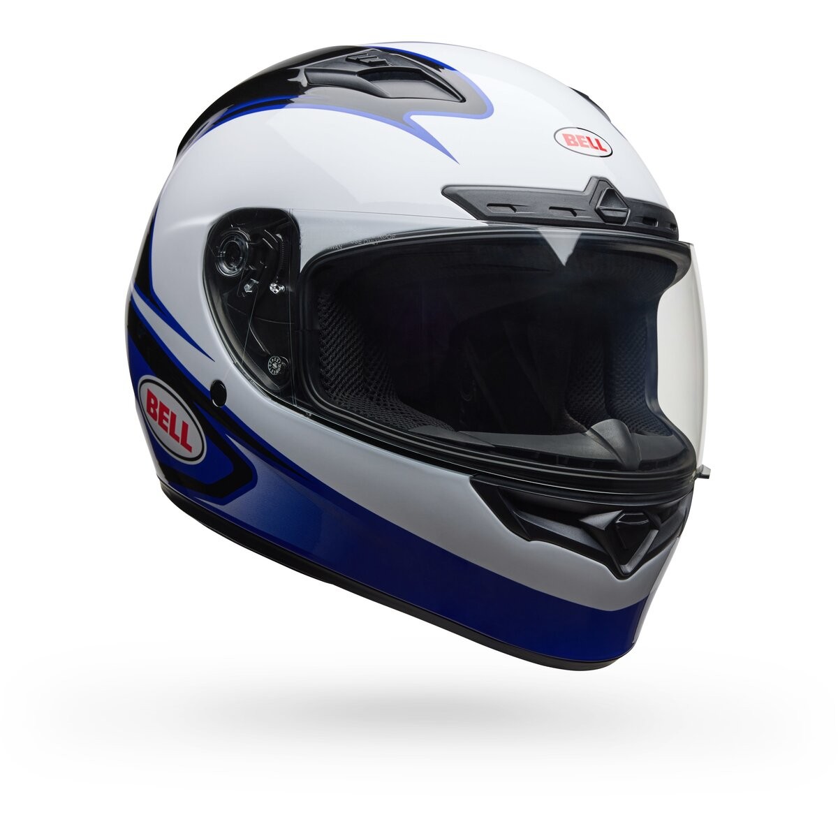 Bell Helmets Gloss White/Blue Qualifier DLX Mips Tarmac Helmet