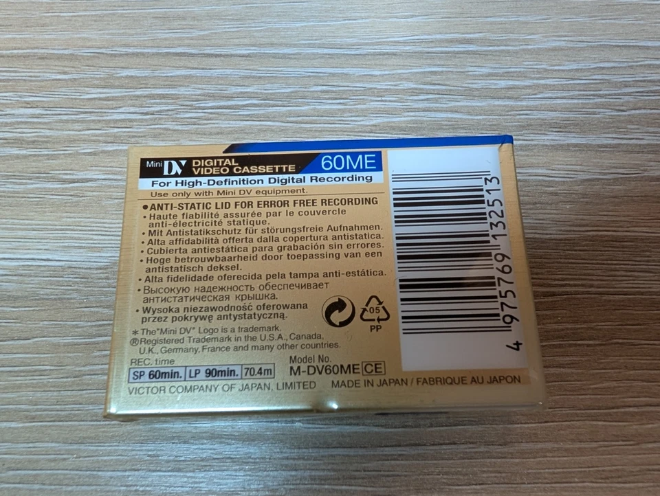 JVC Mini DV 60 Minute Digital Video Cassette Tapes New Sealed x 7 - Image 3 of 4