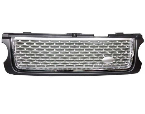 Gitter Grill Vorne Land Rover Range Rover 2010-2012 GRAU-SILVER-VERCHROMT-image