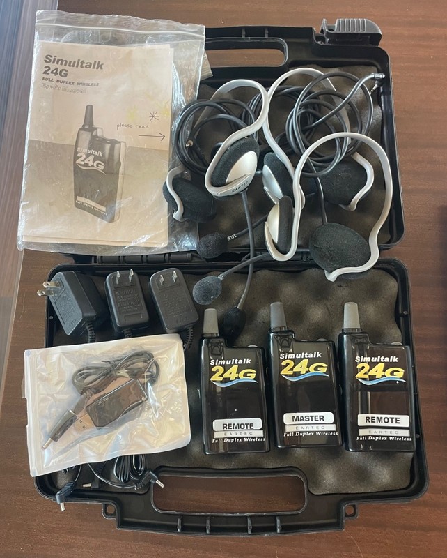 Eartec Simultalk 24G Communication 2-way System