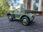 Dinky 670 Military Armored Car Vintage Meccano Toy Die-Cast Made In England