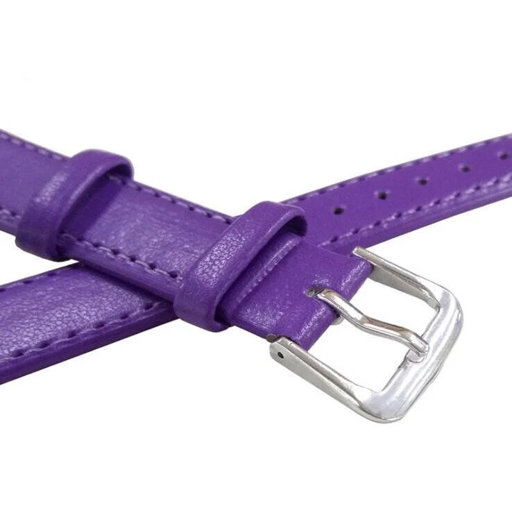 PU Leather Small Watch Strap Band 12 14 16 18 20 22 mm Stainless Steel Buckle - Image 2 of 4