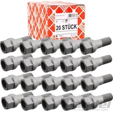 20x FEBI RADSCHRAUBE KEGELBUND STAHLFELGEN passend für PEUGEOT 1007 106 2008