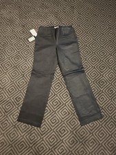 CLIO Leather Pants  Black Genuine Leather Straight Leg  Women's Size 10