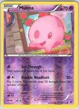 Munna 39/119 Common Phantom Forces Pokemon Reverse Holo NM