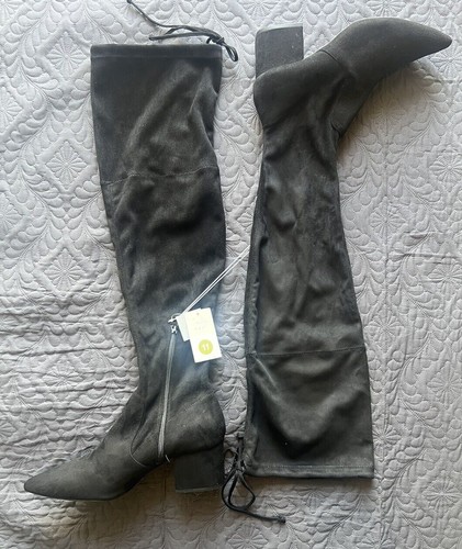 A New Day Greta Tall elegante Stiefel Overknee Winter sexy Goth Stiefel versch. Größen - Bild 3 von 9