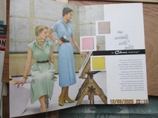 CELANESE Fabrics Celanese Corporation brochure 1950