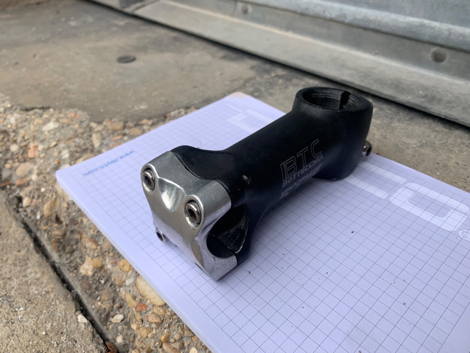 Attacco manubrio bici da corsa mtb BTC da 90mm foto 5