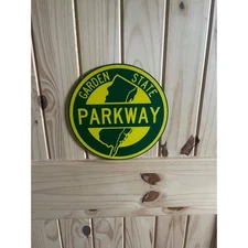 New Jersey Garden State Parkway Road Sign Toll Interstate Highway