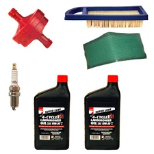 Filter Set w/ Spark Plugs & Oil Fits John Deere Replaces AM107314