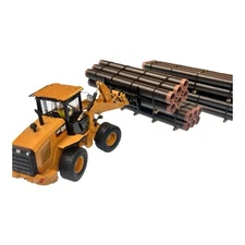 2 ea. 24" X 20' Steel Pipe Bundle, Banded And Ready For Transport 50:1