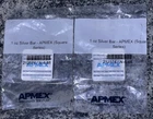LOT OF 2 - 1 oz .999 Fine Silver Bars Sealed APMEX Square Series MADE BY GEIGER