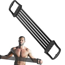 Brust-Expander Muskel training Gummi elastische B&auml;nder Zugseil Fitness 36-90PF