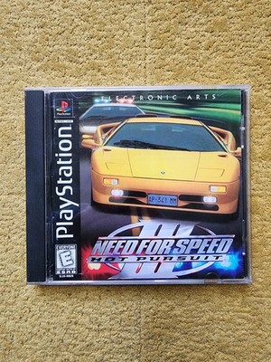 Need for Speed III 3: Hot Pursuit (Sony PlayStation 1, 1998) PS1 Disc + Manual 