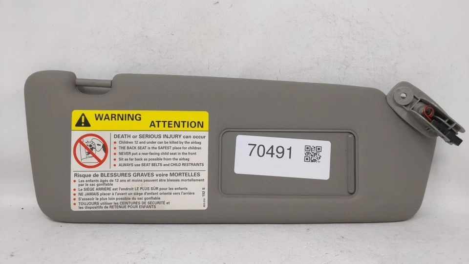 Audi S4 2004 pasajero parasol espejo parasol derecho gris MCTWJ Foto 3 de 4