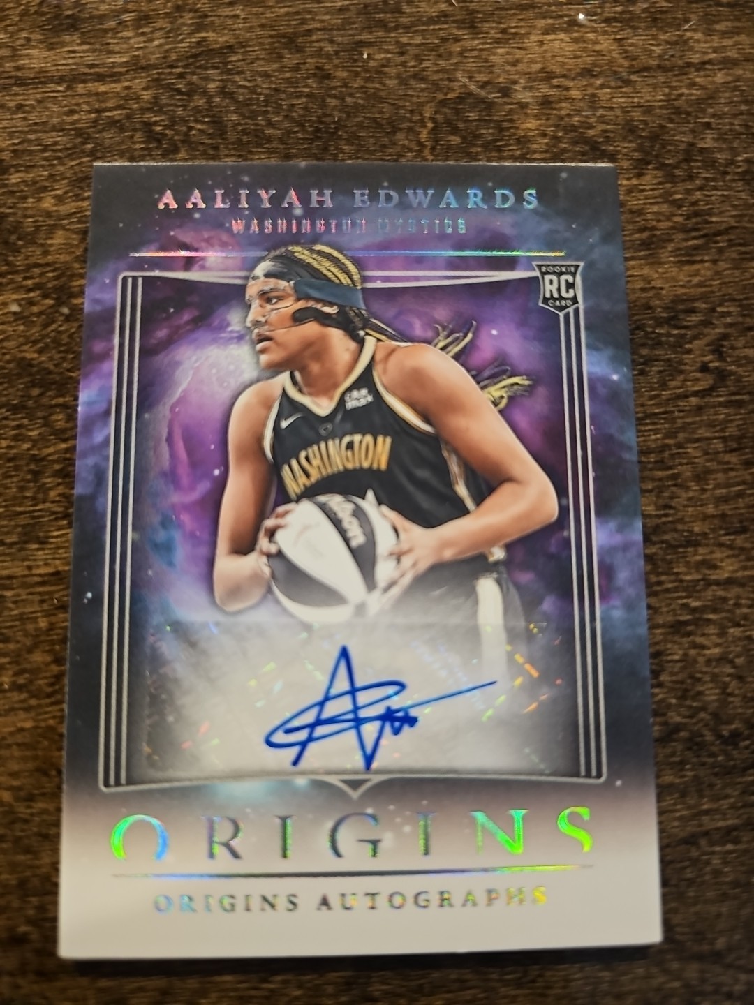 2024 Panini Origins WNBA - Origins Autographs Aaliyah Edwards #OA-AEW (AU, RC)